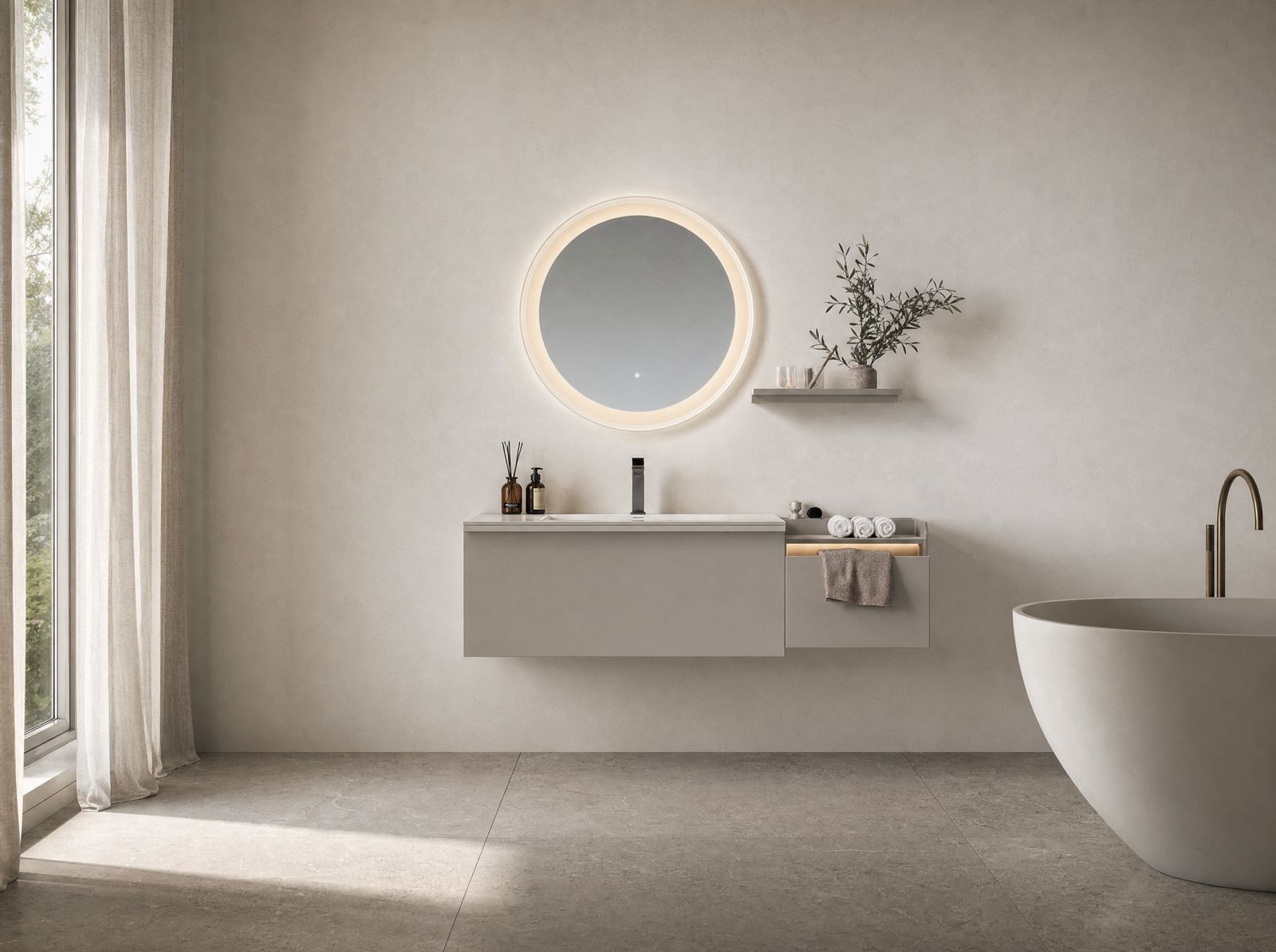 Luna bathroom design concept